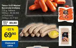 Tesco Tesco Grill Master Bavorská klobása nabídka