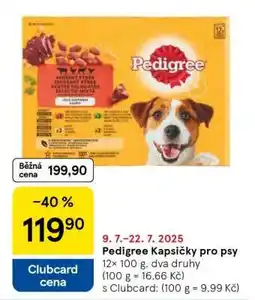 Tesco Pedigree kapsičky pro psy nabídka
