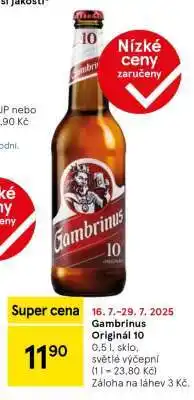 Tesco Gambrinus Originál 10 nabídka