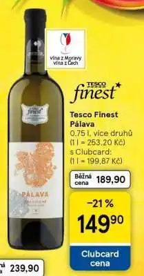 Tesco Tesco Finest Pálava nabídka