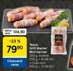 Tesco Tesco Grill Master Mini Berner nabídka