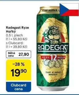Tesco Radegast Ryze Hořký nabídka