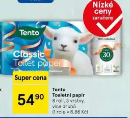 Tesco Tento toaletní papír nabídka