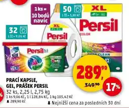 Penny Market Prací kapsle, gel, prášek Persil nabídka