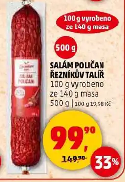 Penny Market SALÁM POLIČAN ŘEZNÍKŮV TALÍŘ nabídka