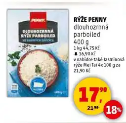 Penny Market RÝŽE PENNY dlouhozrnná parboiled 400 g nabídka