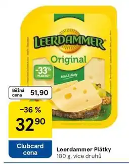 Tesco Leerdammer plátky nabídka