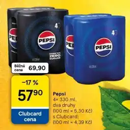 Tesco Pepsi nabídka