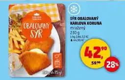 Penny Market SÝR OBALOVANÝ KARLOVA KORUNA nabídka