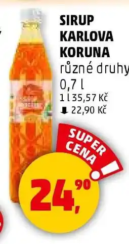 Penny Market SIRUP KARLOVA KORUNA nabídka