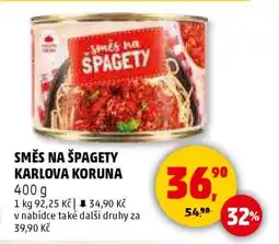 Penny Market SMĚS NA ŠPAGETY KARLOVA KORUNA nabídka
