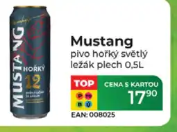 Tamda Foods Mustang pivo hořký světlý ležák plech nabídka
