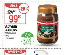 Globus Gold crema instantní káva nabídka