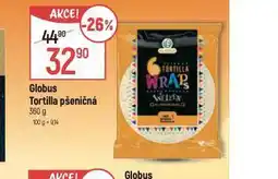 Globus Tortilla pšeničná nabídka