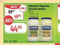 Globus Hellmann´s tatarská omáčka, majonéza nabídka