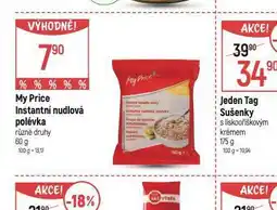 Globus Instantní nudlová polévka nabídka