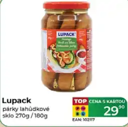 Tamda Foods Lupack párky lahůdkové sklo nabídka