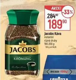 Globus Jacobs velvet instantní káva nabídka