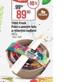 Globus Titbit fresh poké s uzeným tofu a rýžovými nudlemi nabídka