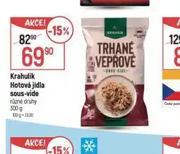 Globus Hotová jídla sous vide nabídka