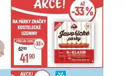 Globus Párky kostelecké uzeniny nabídka