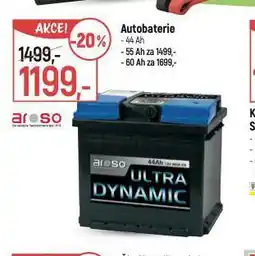Globus Autobaterie 44 ah nabídka