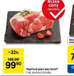 Tesco Vepřová plec bez kosti nabídka