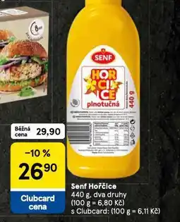 Tesco Senf hořčice nabídka