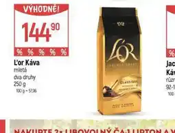 Globus L´or káva mletá nabídka