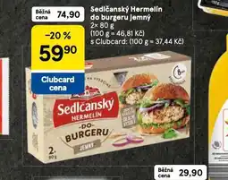 Tesco Sedlčanský hermelín do burgeru jemný nabídka