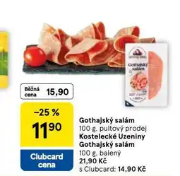 Tesco Gothajský salám nabídka