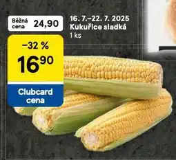 Tesco Kukuřice sladká nabídka