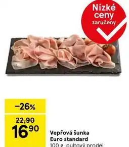 Tesco Vepřová šunka euro standard nabídka