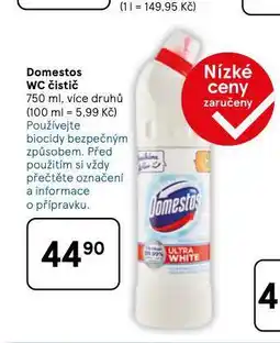 Tesco Domestos wc čistič nabídka