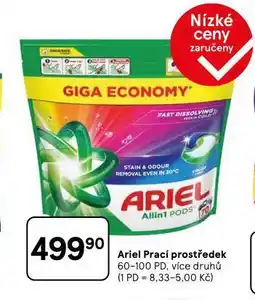 Tesco Ariel prací prostředek nabídka