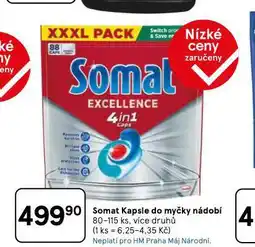 Tesco Somat kapsle do myčky nabídka