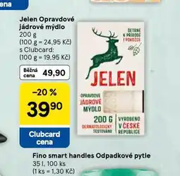 Tesco Jelen opravdové jádrové mýdlo nabídka