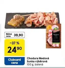 Tesco Chodura medová šunka výběrová nabídka