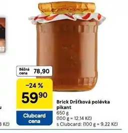 Tesco Brick dršťková polévka pikant nabídka