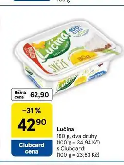 Tesco Lučina nabídka