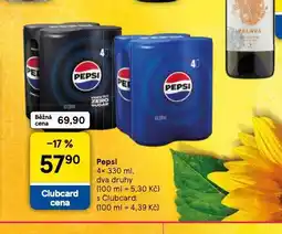 Tesco Pepsi 4 x 0,33l nabídka