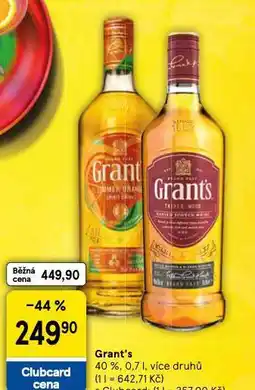 Tesco Grant´s nabídka