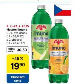 Tesco Mattoni imuno nabídka