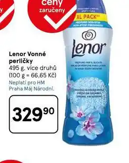 Tesco Lenor vonné perličky nabídka