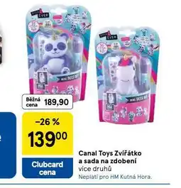 Tesco Canal toys zvířátko a sada na zdobení nabídka