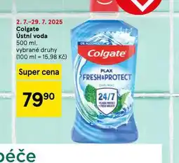 Tesco Colgate ústní voda nabídka