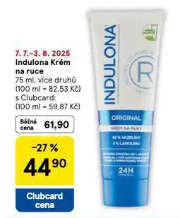Tesco Indulona krém na ruce nabídka