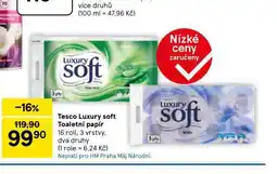 Tesco Tesco luxiry soft toaletní papír nabídka