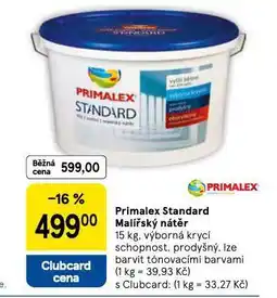Tesco Primalex standard malířský nátěr nabídka