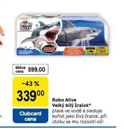 Tesco Robo alive velký bílý žralok nabídka